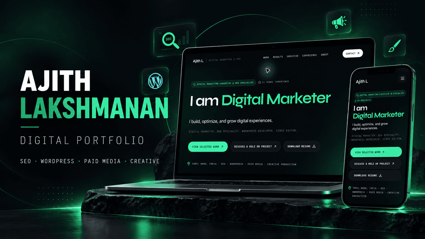 Ajith Lakshmanan Digital Portfolio