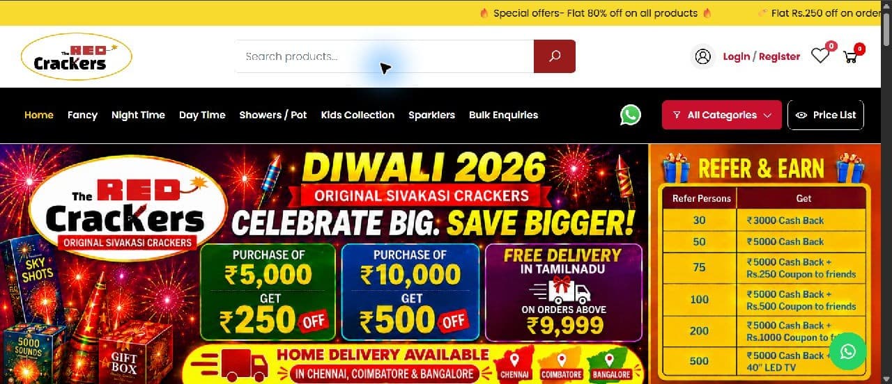 Red Crackers SEO Growth interface view 1